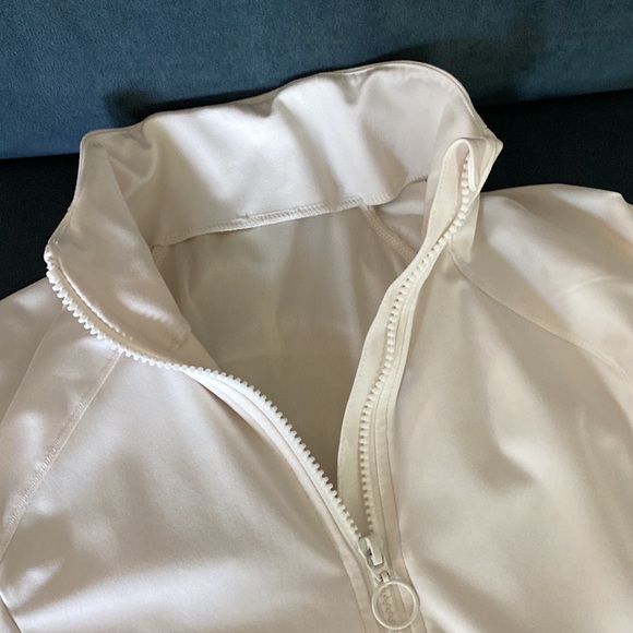 Fabletics Cream Zip Up - Picture 3 of 5